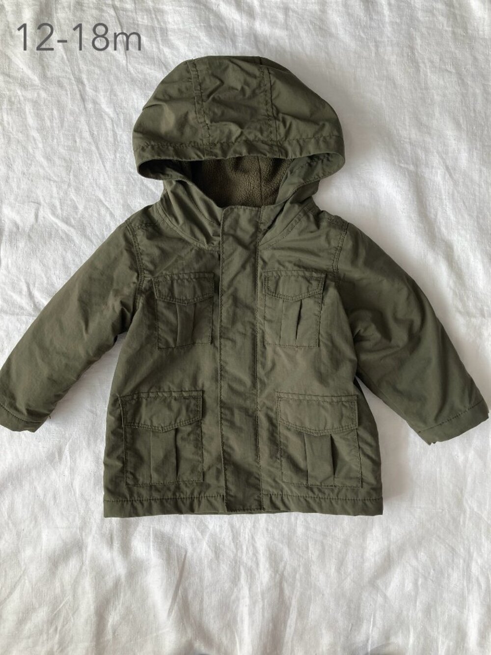 🪴5/$30 Old Navy 12-18 Months Toddler Green Jacket Fall